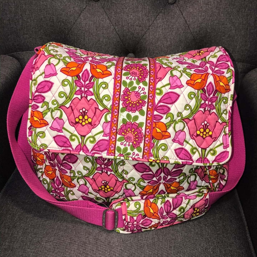 Vera Bradley floral diaper bag